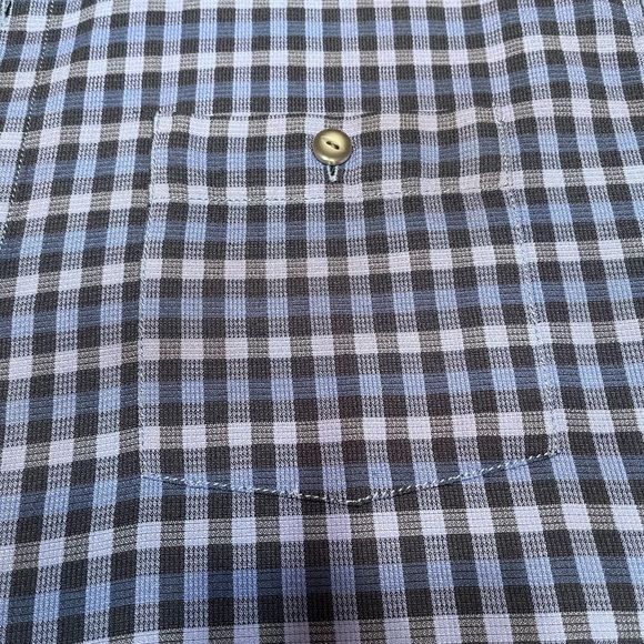 Tommy Bahama 100% Silk G'day Gingham Camp Shirt Blue Size XL - Picture 4 of 13